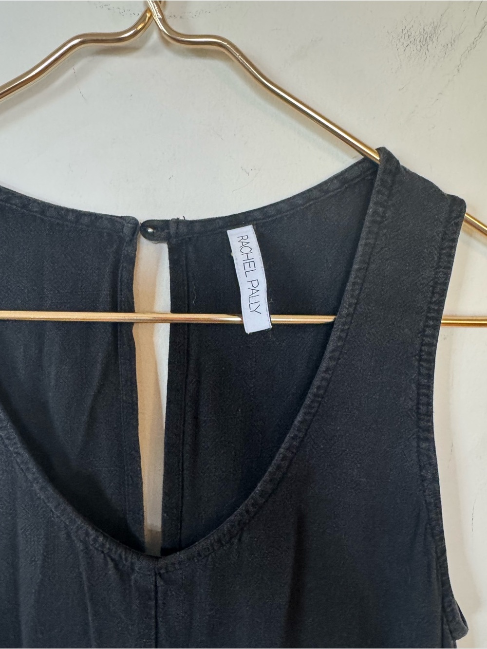 Rachel Pally Remy Black Linen Sleeveless Wide Leg Jumpsuit XS - Picture 11 of 12